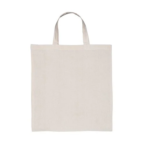 Natural Short-Handled Cotton Shopper | EverythingBranded UK